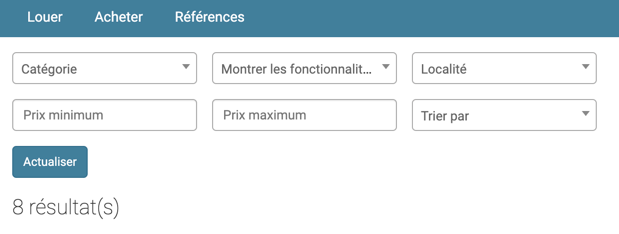 Louer & Acheter & Références